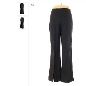 Escada split hem wool blend trousers EU40